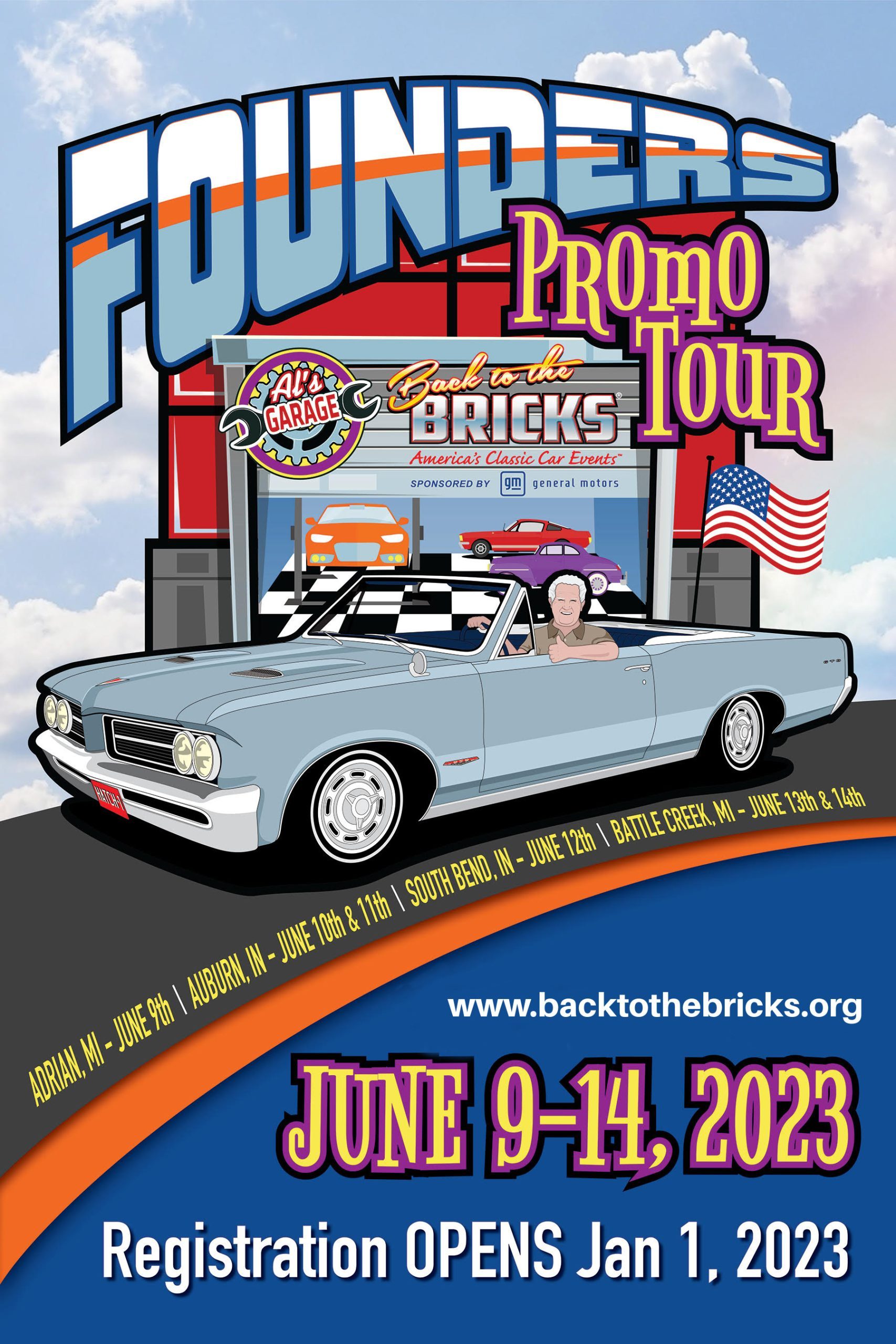 2023 Founders Promo Tour Back To The Bricks