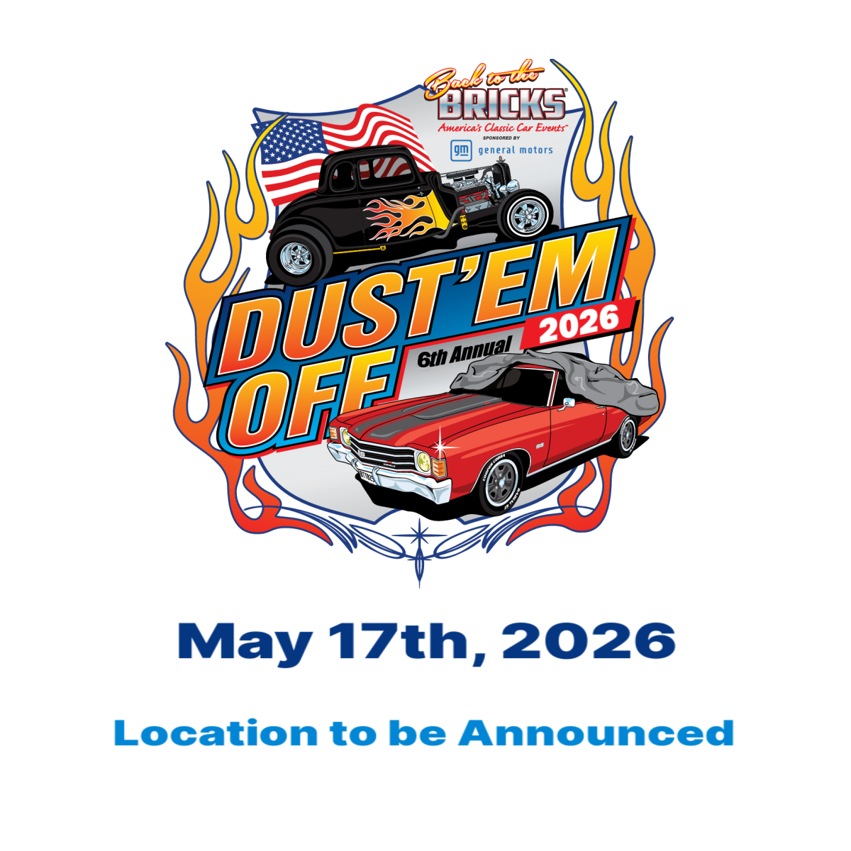 Classic car event Dust 'Em Off 2026 on May 17th.