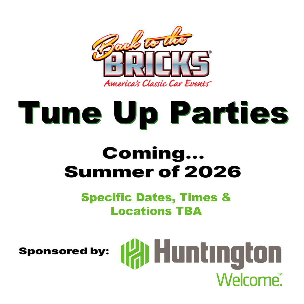 Tune Up Parties for Classic Car Care, coming in spring 2026.