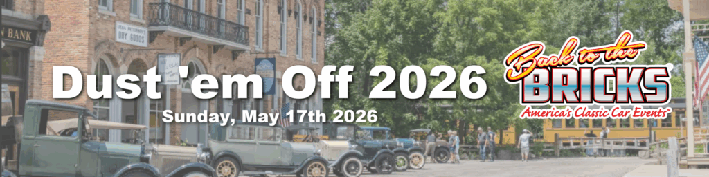 Classic car event announcement, May 2026.